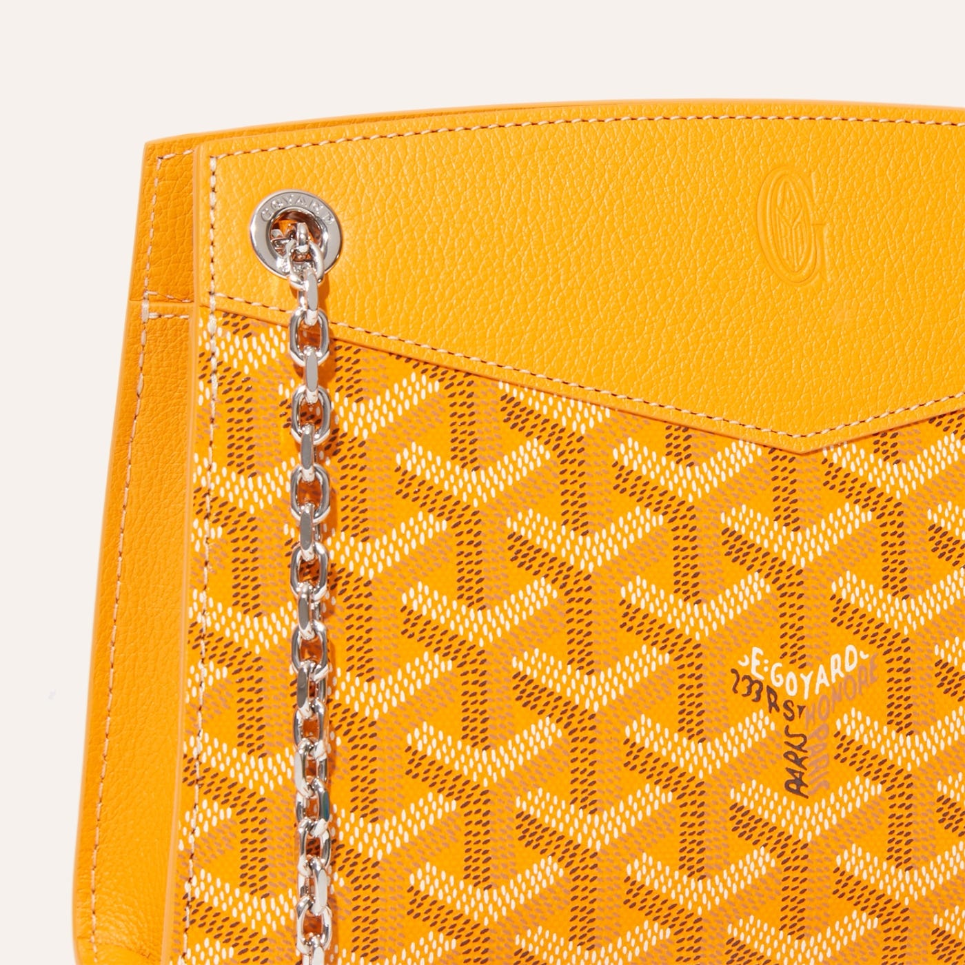 Goyard Rouette Structure Mini Bag Yellow - Image 5